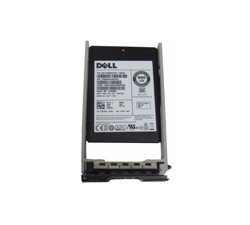 03D6WK - Dell 960GB SATA 6GBs TLC Read Intensive 2.5-inch Solid State Drive