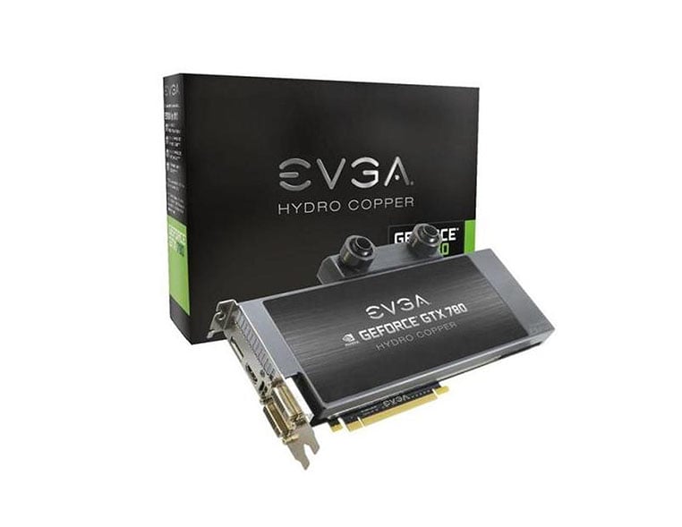 03G-P4-2789-KR - EVGA GeForce GTX 780 Hydro Copper 3GB GDDR5 384-Bit PCI Express 3.0 x16 Dual DVI HDMI SLI Supported Video Graphics Card