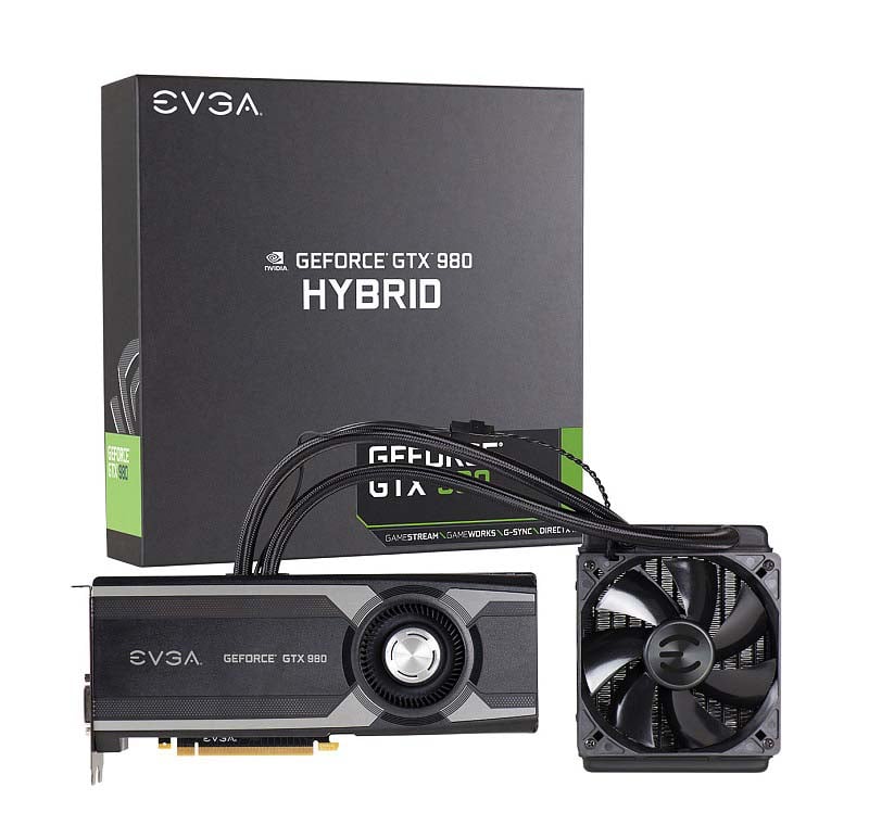 04G-P4-1989-KR - EVGA Nvidia GeForce GTX 980 Hybrid 4GB GDDR5 256-Bit PCI Express 3.0 Video Graphics Card