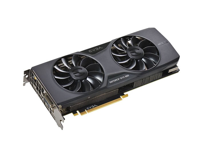 04G-P4-2983-LA - EVGA GeForce GTX 980 SuperClocked ACX 2.0 4GB 256-Bit GDDR5 PCI Express 3.0 x16 DVI HDMI 3x DisplayPort SLI Supported Video Graphics Card