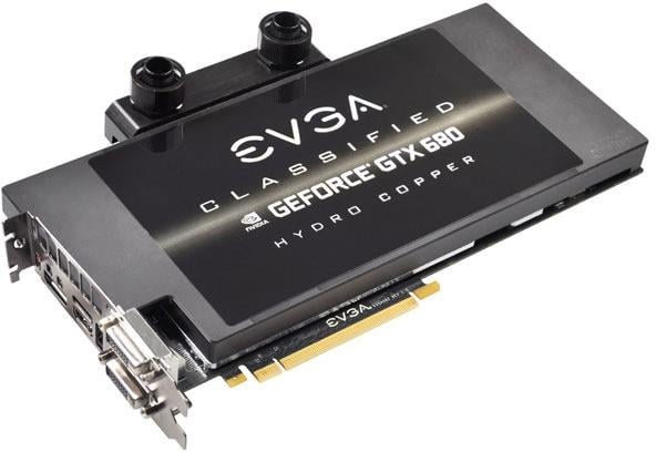 04G-P4-3689-DS - EVGA GeForce GTX 680 Classified Hydro Copper 4GB 256-Bit GDDR5 PCI Express 3.0 x16 Dual DVI/ HDMI/ Displayport Video Graphics Card