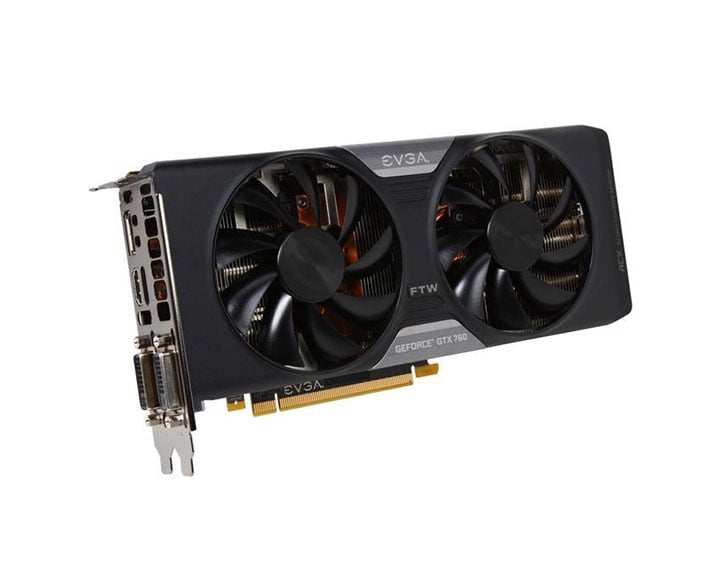 04G-P4-3768 - EVGA Nvidia GeForce GTX 760 Dual FTW 4GB GDDR5 2DVI HDMI DisplayPort PCI Express Video Graphics Card