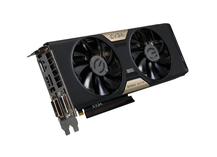04G-P4-3774-L1 - EVGA GeForce GTX 770 Dual SuperClocked SC 4GB GDDR5 256-Bit PCI Express 3.0 x16 Dual DVI HDMI DisplayPort Video Graphics Card