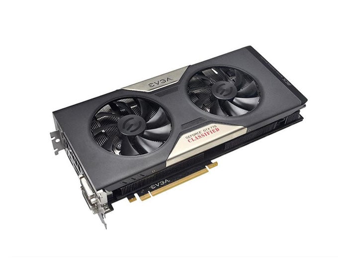 04G-P4-3778-KR - EVGA GeForce GTX 770 4GB Dual Classified 256-Bit GDDR5 PCI Express 3.0 x16 Dual DVI HDMI DisplayPort HDCP Ready SLI Video Graphics Card