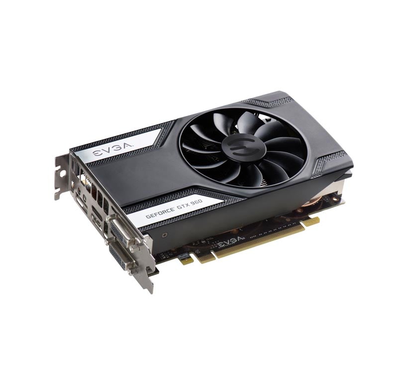 04G-P4-3961-KR - EVGA GeForce GTX 960 4GB PCI-Express 3.0 x16 Gaming ACX 2.0 DVI-I, DVI-D, HDMI, DisplayPort Video Graphics Card