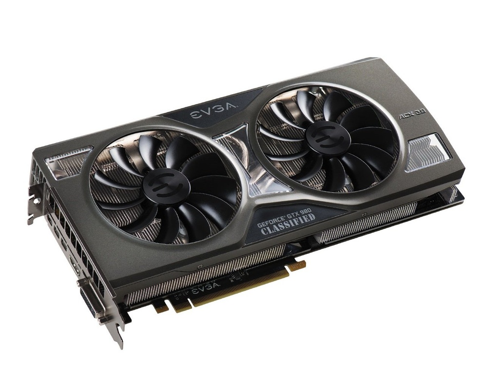 04G-P4-5988-KR - EVGA GeForce GTX 980 4GB GDDR5 256-Bit PCI Express 3.0 x16 DVI-I/ HDMI/ 3x Mini DisplayPort Video Graphics Card with ACX 2.0+