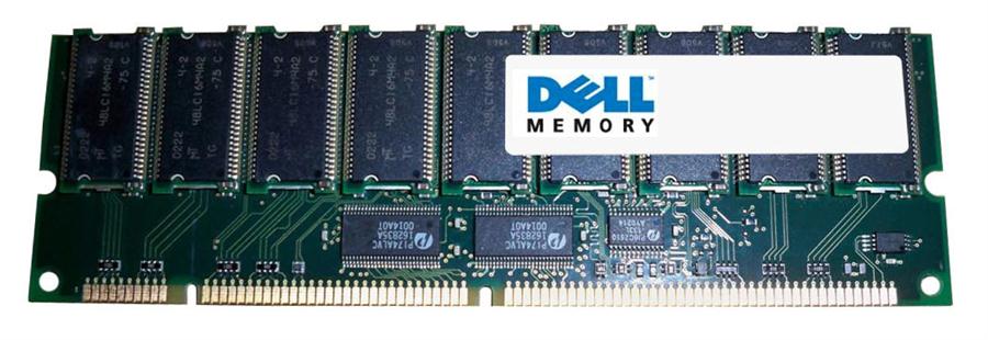 0661P - Dell 256MB 133MHz PC133 ECC Registered CL3 168-Pin DIMM 3.3V Memory Module