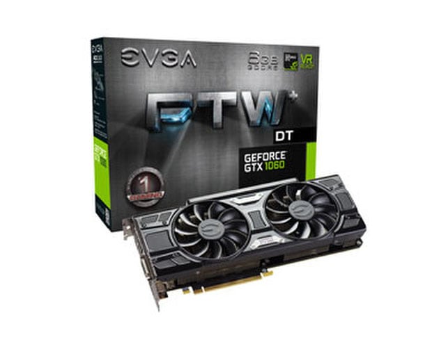 06G-P4-6366-KR - EVGA Nvidia GeForce GTX 1060 FTW+ DT 6GB GDDR5 192-Bit PCI Express 3.0 Video Graphics Card