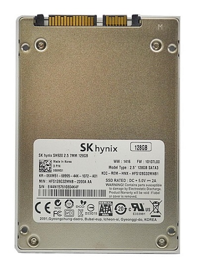 06XM51 - Dell 128GB SATA 2.5-inch Solid State Drive (Clean Pulls)