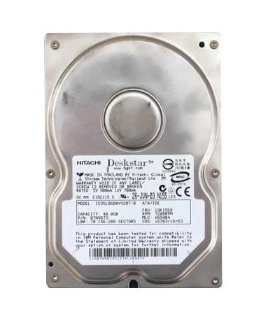 07N9673 - IBM Deskstar 180GXP 60GB 7200RPM ATA-100 2MB Cache 3.5-inch Hard Drive