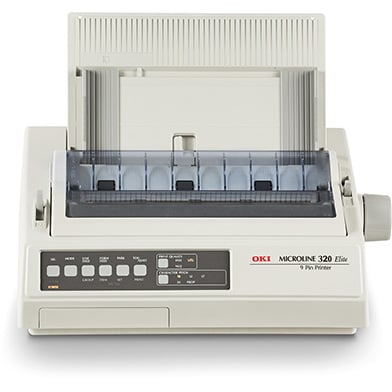 9000180 - OKI Microline 320 Elite IBMEpson A4 Mono Dot Matrix Printer