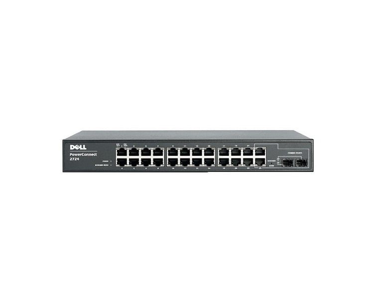 0F0337 - Dell PowerConnect 2724 24-Ports 24 x 10/100/1000 + 2 x shared SFP Gigabit Ethernet Switch