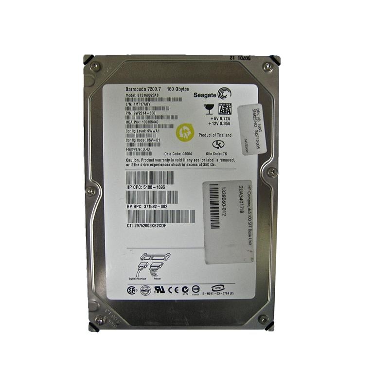 0F10978 - Hitachi Deskstar 7K1000.C 160GB 7200RPM SATA 3GB/s 8MB Cache 3.5-inch Hard Drive