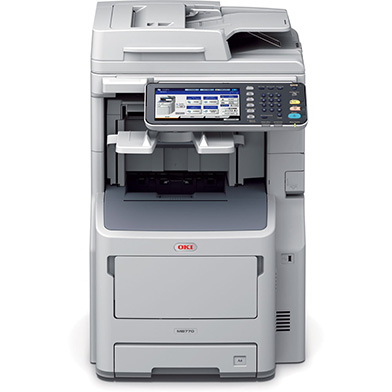 1334404 - OKI MB770dfnfax A4 Mono Multifunction LED Laser Printer