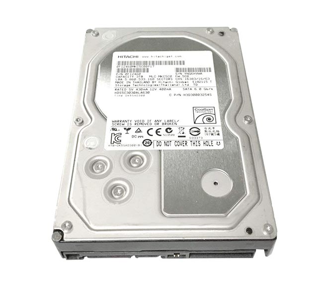 0F12460 - Hitachi DESKSTAR 5K3000 3TB COOLS-Pin SATA 6GB/s 32MB Cache 3.5-inch Internal Hard Drive