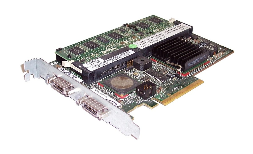 0FY374 - Dell PERC 6/e SAS 3Gb/s 512MB Cache PCI-Express 1.0 RAID Controller Card