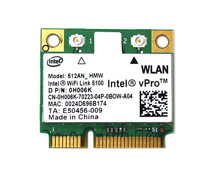 0H006K - Dell Wireless Wi-Fi Card Board for Latitude E6400