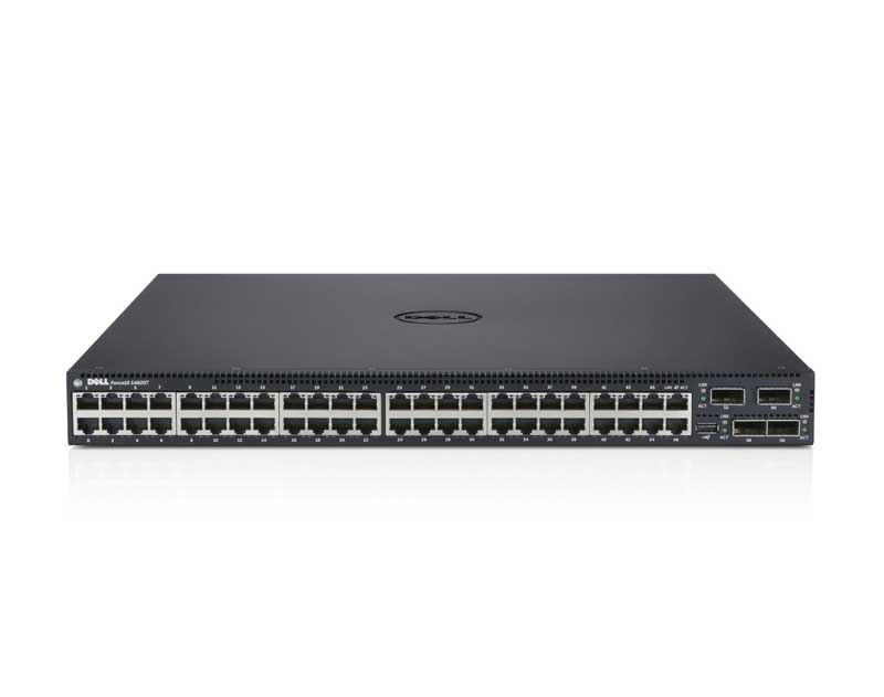 0H9NXW - Dell Force10 S4820T 48-Port 10Gb/s Base-T QSFP Network Switch