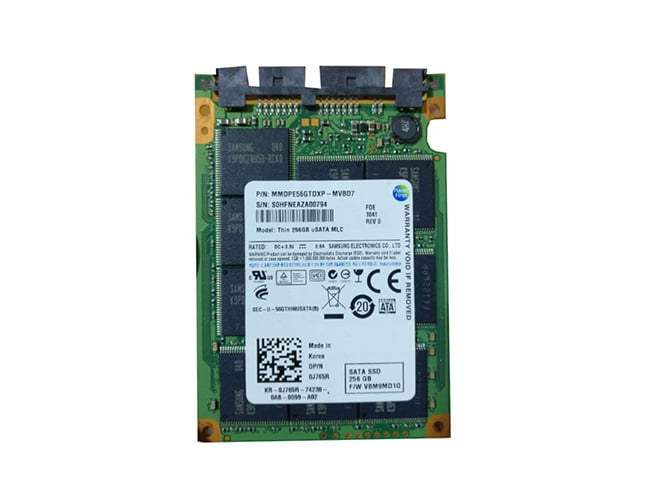 0J765R - Dell 256GB 3Gb/s MLC Micro uSATA 1.8-inch Thin Solid State SSD HDD for Latitude E4200 Z600, Adamo 13, Adamo XPS