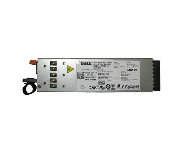 0KY091 - Dell 502-Watts Hot Swap Power Supply for R610