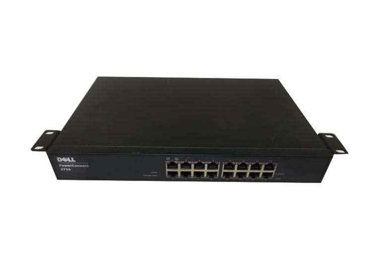 0XJ078 - Dell PowerConnect 2716 16-Ports 101001000-BaseT Gigabit Managed Ethernet Switch