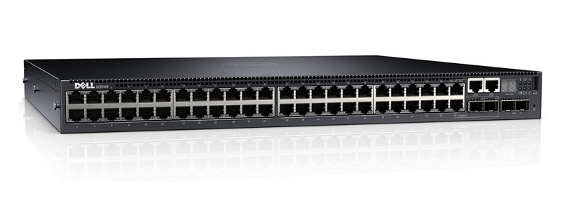 0Y983J - Dell PowerConnect N2048P 48-Port PoE 101001000-Base-T and 2 X 10Gigabit SFP+ Layer-3 Gigabit Switch