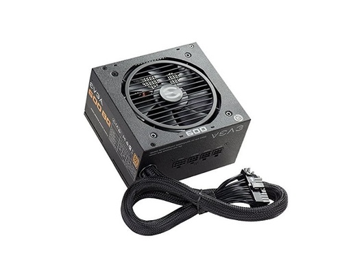[110-BQ-0600-K1] 110-BQ-0600-K1 - EVGA 600 BQ 600-Watts 80 Plus Bronze Certified Semi Modular ATX Power Supply