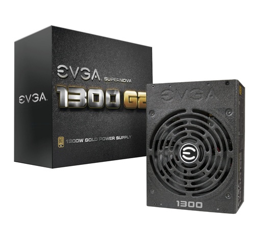 [120-G2-1300-XR] 120-G2-1300-XR - EVGA SuperNOVA 1300 G2 1300-Watts Fully Modular NVIDIA SLI and Crossfire 80+ Power Supply (Gold)