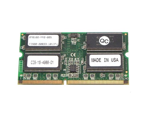 [15-4988-01] 15-4988-01 - Cisco 512MB ECC 144-Pin SDRAM SoDimm Memory Module