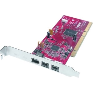 [2065200EU-R] 2065200EU-R - Adaptec FireConnect 8300 3 Port FireWire Adapter - 2 x 9-pin IEEE 1394b FireWire External 1 x 6-pin IEEE 1394a FireWire External - Plug-in