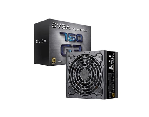 [220-G3-0750-X1] 220-G3-0750-X1 - EVGA SuperNOVA 750 G3 750-Watts 80 Plus Gold Fully Modular Eco Mode with HBD Fan ATX Power Supply