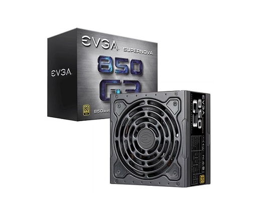 [220-G3-0850-X1] 220-G3-0850-X1 - EVGA SuperNOVA 850 G3 850-Watts 80 Plus Gold Fully Modular Eco Mode with HBD Fan ATX Power Supply