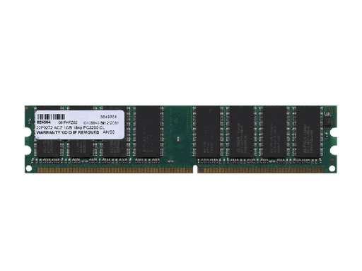 [22P9272] 22P9272 - Lenovo 1GB DDR-400MHz PC3200 non-ECC Unbuffered CL3 184-Pin DIMM Memory Module