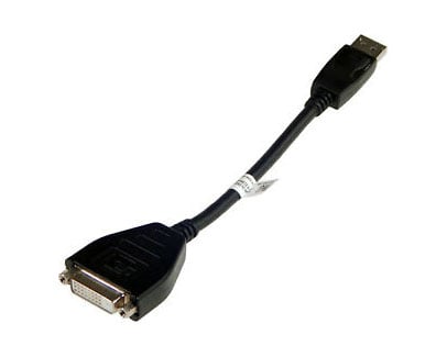 [23NVR-BLACK] 23NVR-BLACK - Dell Display Port to DVI-D SL Adapter Cable