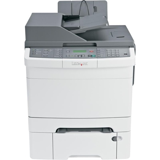 [26C0266] 26C0266 - Lexmark X546DTN Multifunction Color Laser Printer 25ppm 1450-Sheets 1200dpi X 1200dpi Hi-Speed USB Ethernet 1000Base-T (Refurbished)