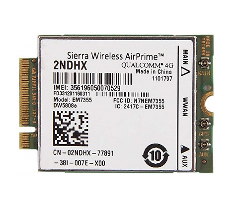 [2NDHX] 2NDHX - Dell Wireless DW5808E M.2 Mobile Broadband 4G LTE WWAN Network Card