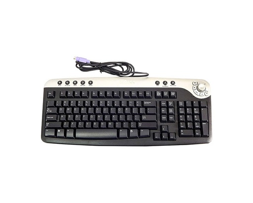 [2R400] 2R400 - Dell PS2 Multimedia Black Silver Keyboard