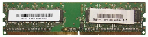 [30R5121] 30R5121 - IBM 512MB DDR2-533MHz PC2-4200 non-ECC Unbuffered CL4 240-Pin DIMM 1.8V Memory Module