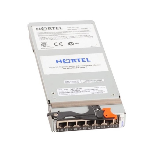[32R1866] 32R1866 - IBM Nortel Layer 2/3 Copper Gigabit Ethernet Switch Module (Refurbished / Grade-A)