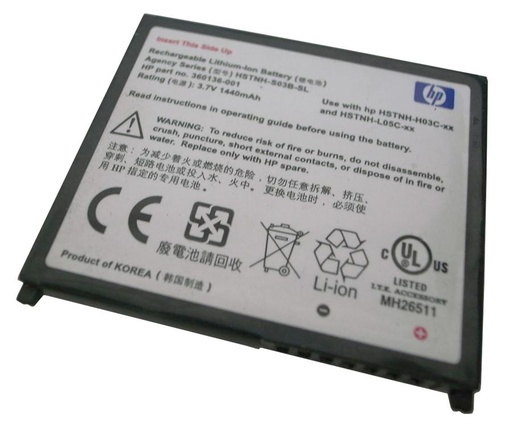 [360136-001] 360136-001 - HP Ipaq Li-ion Battery for Ipaq Hx2000 Pocket Pc/ Ipaq Hx2400 Pocket PC