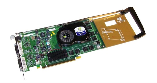 [366495-001] 366495-001 - HP Nvidia Quadro FX1300 PCI-Express x16 128MB DDR Memory 256-Bit Dual DVI-I 1xMini-D Connectors 3D Video Graphics Card