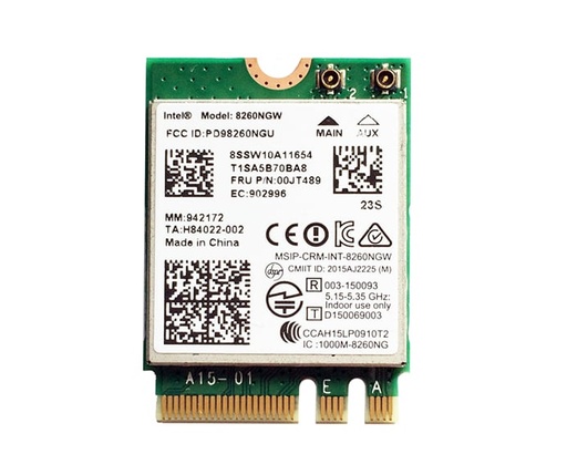 [00JT489] 00JT489 - Lenovo Wireless LAN Card for ThinkPad T470 Laptop