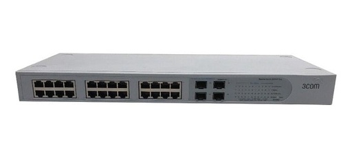 [3C16487] 3C16487 - 3Com Baseline 2824 24-Port 10/100/1000Base-T + 4x SFP Gigabit Ethernet Switch