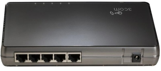 [3CGSU05] 3CGSU05 - 3Com 5-Port 10/100/1000Base-T Ethernet Switch Unmanaged