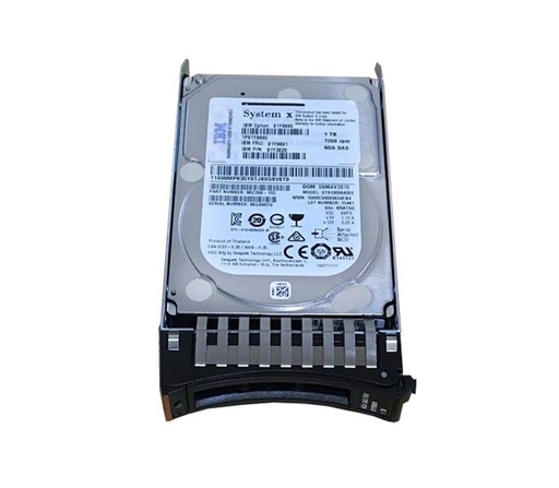 [00NA492] 00NA492 - IBM 1TB 7200RPM SAS 12Gbs Hot-Swappable 2.5-inch G3 Hard Drive with Tray