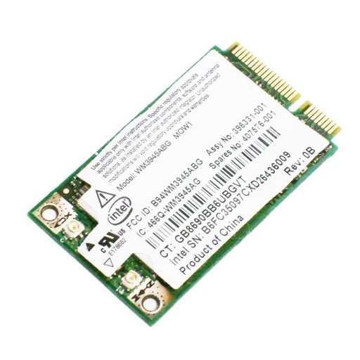 [407576-001] 407576-001 - HP Broadcom 3945ABG Mini PCI-Express 802.11a/b/g Wireless LAN (WLAN) Network Interface Card for 6910