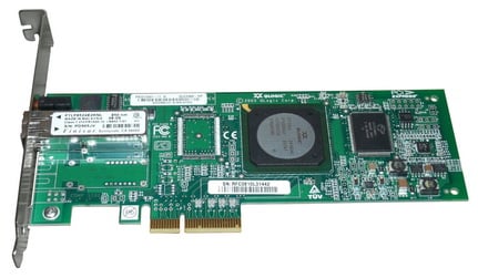 [407620-001] 407620-001 - HP StorageWorks FC1142SR Single Port Fibre Channel 4Gb/s PCI-Express x4 Ethernet Host Bus Adapter