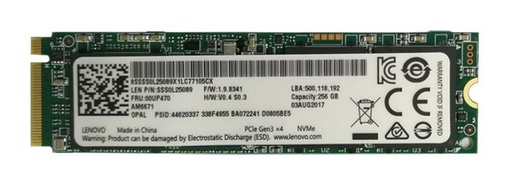 [00UP470] 00UP470 - Lenovo 256GB NVMe PCI Express 3.0 x4 M.2 2280 Solid State Drive