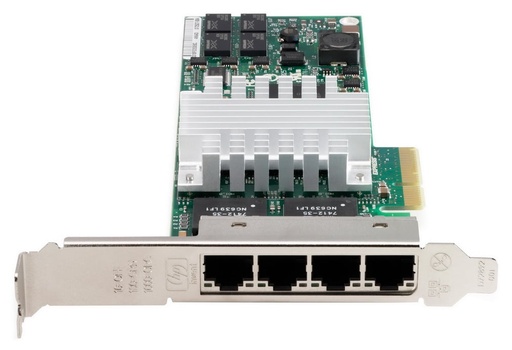 [435506-002] 435506-002 - HP NC364T PCI-Express Quad Port 10/100/1000Base-T Gigabit Ethernet Network Interface Card (NIC)
