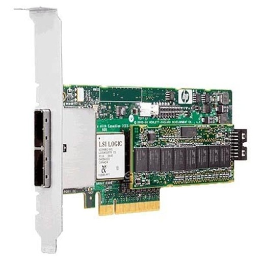 [443999R-001] 443999R-001 - HP Smart Array E500 PCI-Express x8 Serial Attached SCSI SAS/SATA-150 RAID Storage Controller Card 256MB Cache Memory